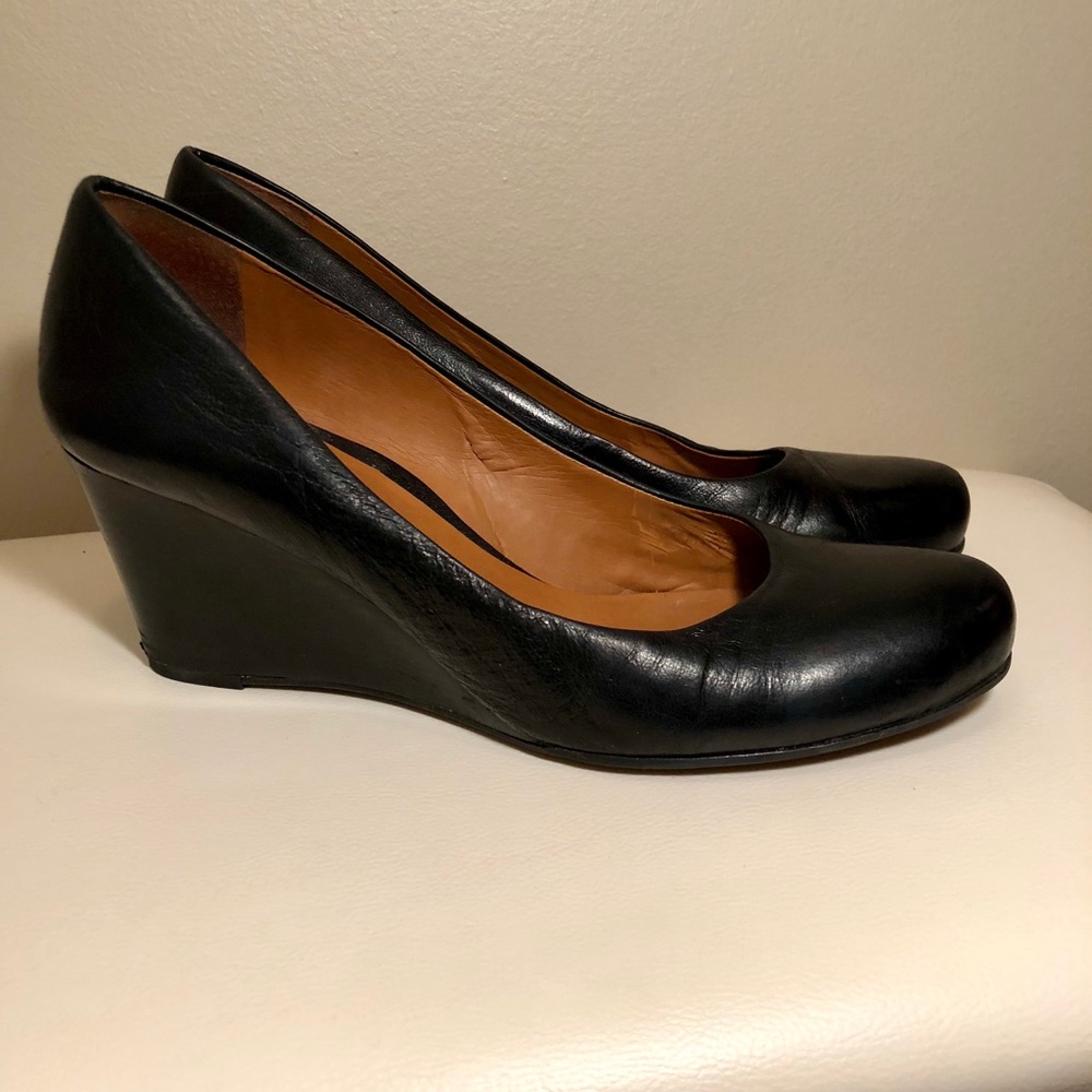 Franco Sarto Black Wedges